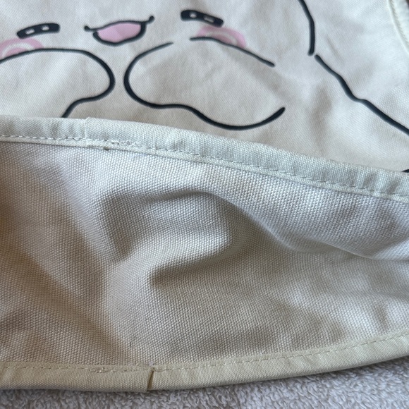 Sanrio Hanamaruobake Tote and Pouch Set | Double-Sided Tote | Kawaii | Wallet - Picture 8 of 14